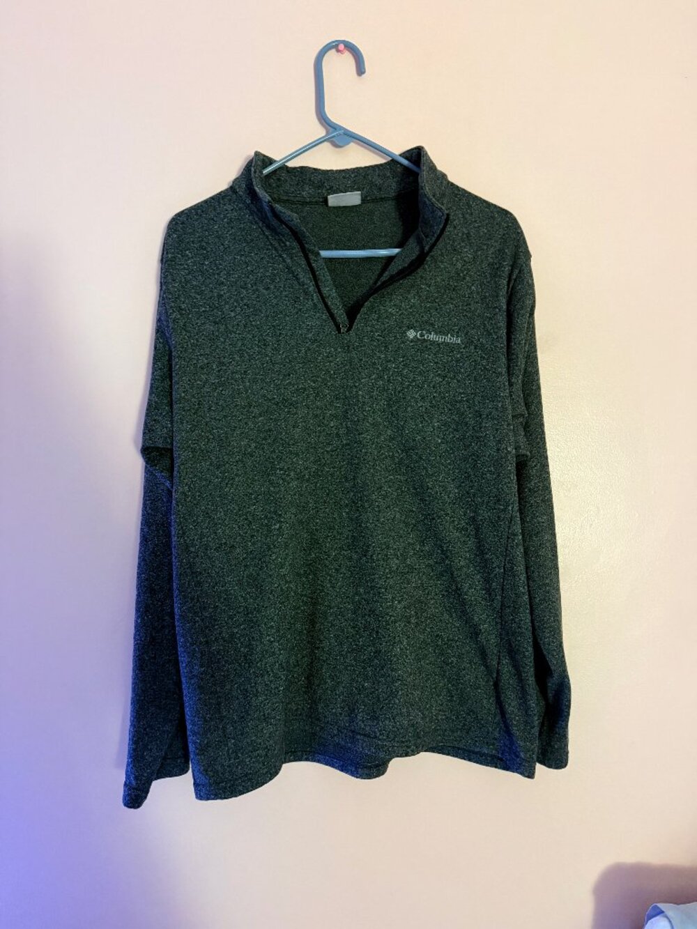 Columbia Women's Gray Quarter Zip Pullover Fleece